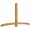 Ekena Millwork Bellingham Rough Sawn Timber Gable Bracket, Western Red Cedar, 96"W x 52"H x 4"D x 4"F, 13/12 Pitch GBW096X52X0404BEL00RWR - alternate 4